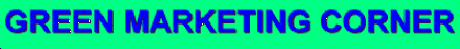 Green Marketing Corner
